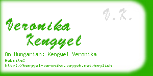 veronika kengyel business card